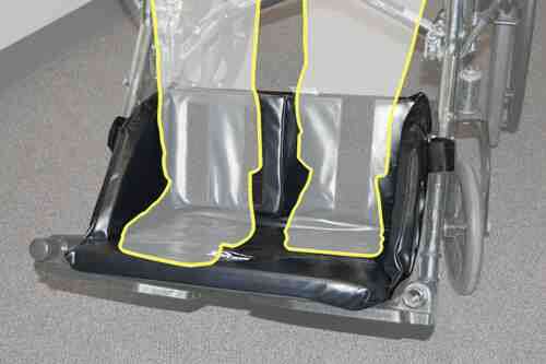 Foot Cradle-Fits 16 -18  W/C