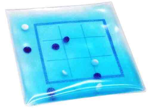Tic - Tac - Toe Gel Pad w/Light Blue Gel