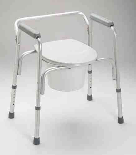 Easycare 3 In 1 Commode- Steel - Guardian  (Case/4)