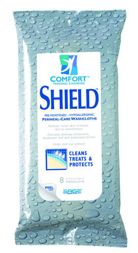 Comfort Shield w/Dimethicone Pk/8