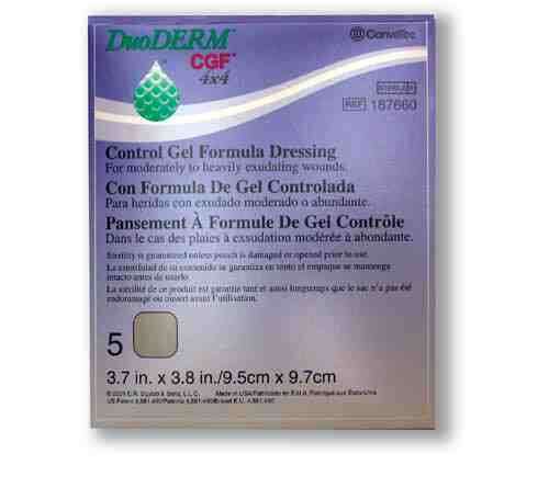 Duoderm Gcf Control Gel Formula Dressing 4  X 4  Bx/5