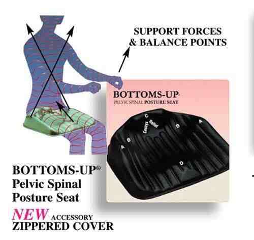 Bottoms Up Posture Seat Large 22   Black